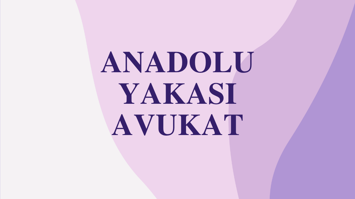 Anadolu Yakası Avukat
